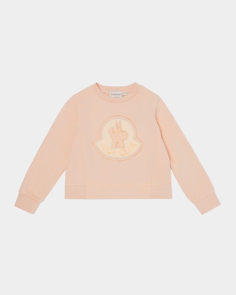 Girl's Sweatshirt W/ Studded Logo-Bell, Size 4-